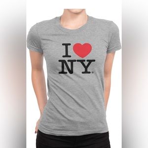 I Love New York I ❤️NY t shirt tag says XL but fits small see measurements